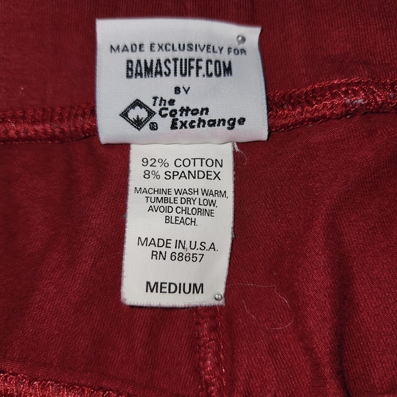 Crimson Wide Leg Pants with Alabama Logo - Picture 8 of 8